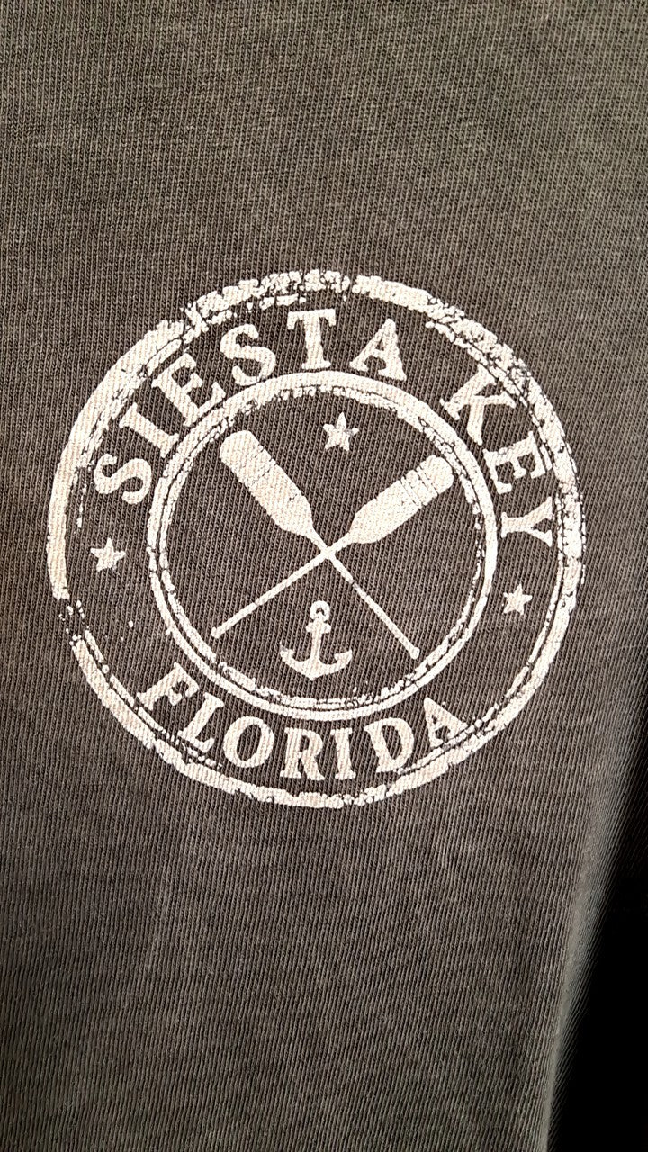 U.S. Vintage Siesta Key FL Shirt L Dark Gray