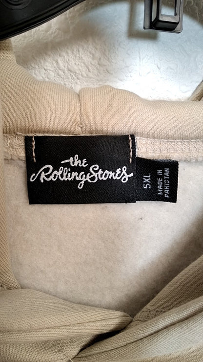 The Rolling Stones Hoodie 5xl Beige