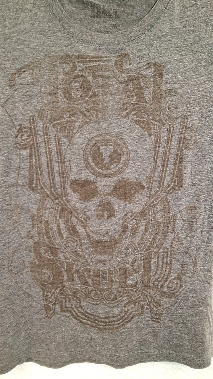 Total Skull T-Shirt M Gray