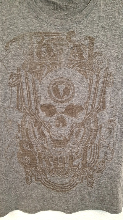 Total Skull T-Shirt M Gray