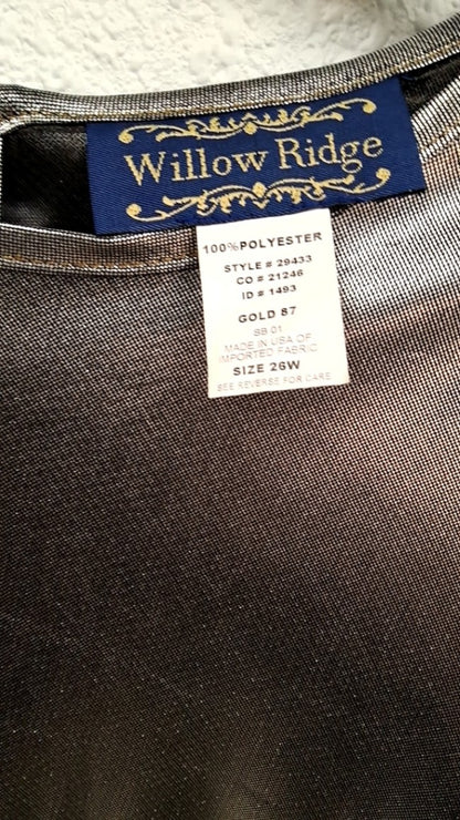 Willow Ridge Shirt 26W Silver