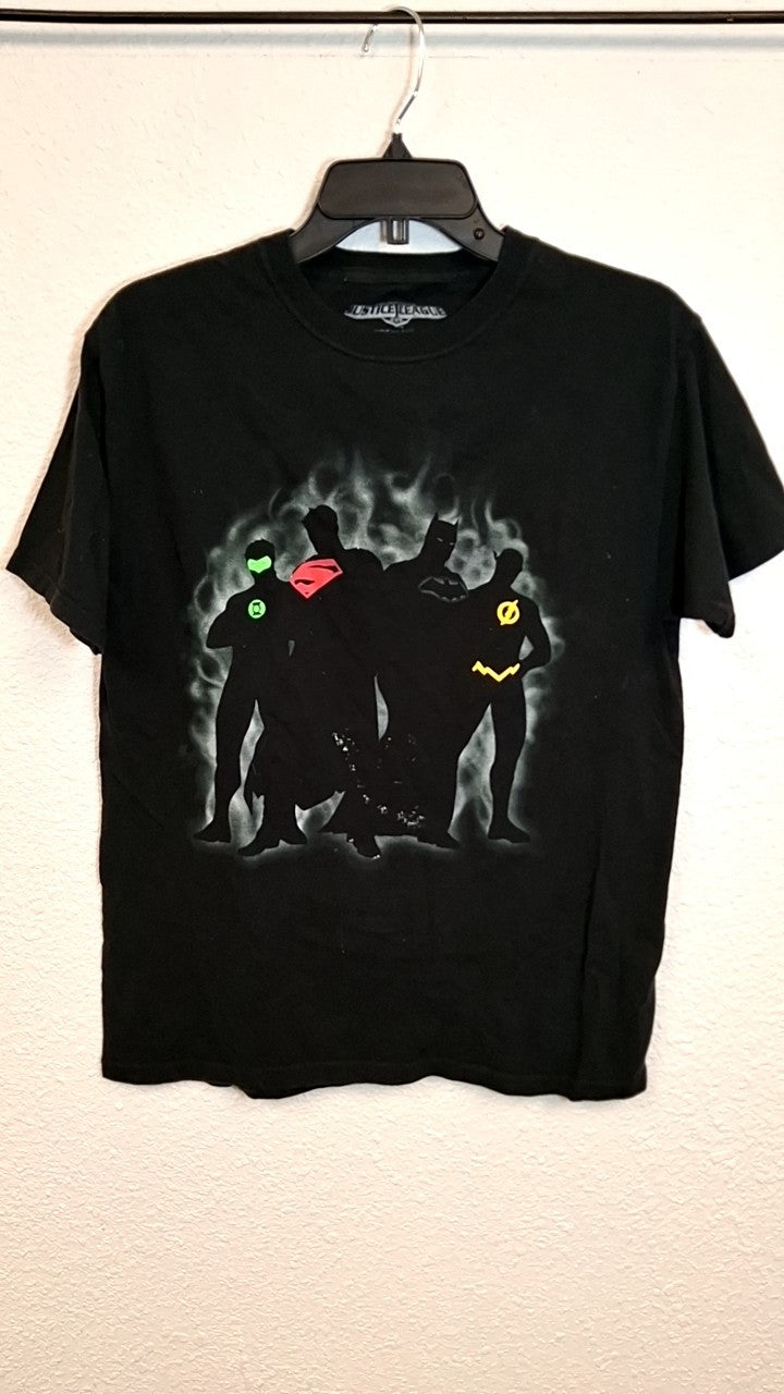 Justice League T-Shirt M Black