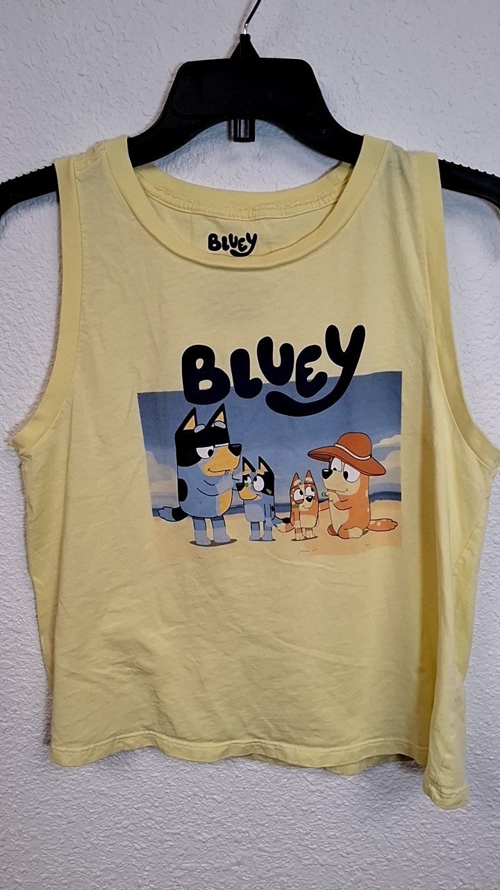 Bluey Tank Top M Yellow