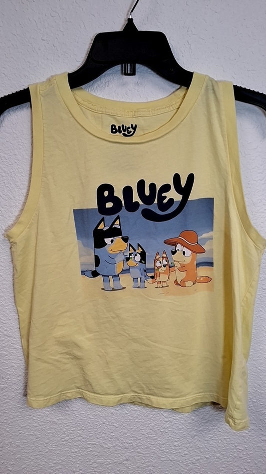 Bluey Tank Top M Yellow
