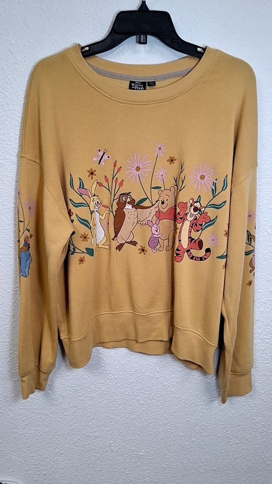 Winnie the Pooh Sweatshirt XXL Yellow