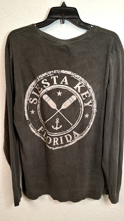 U.S. Vintage Siesta Key FL Shirt L Dark Gray