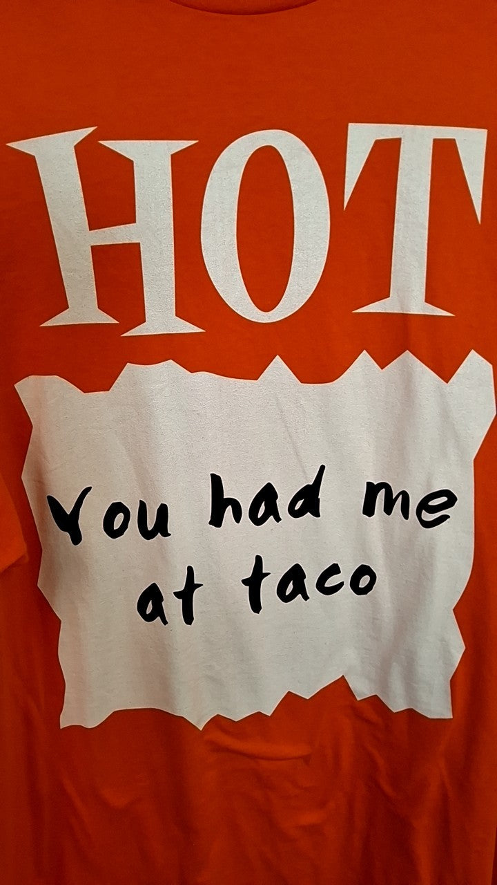 Hot Sauce Packet T-Shirt 3XL Orange