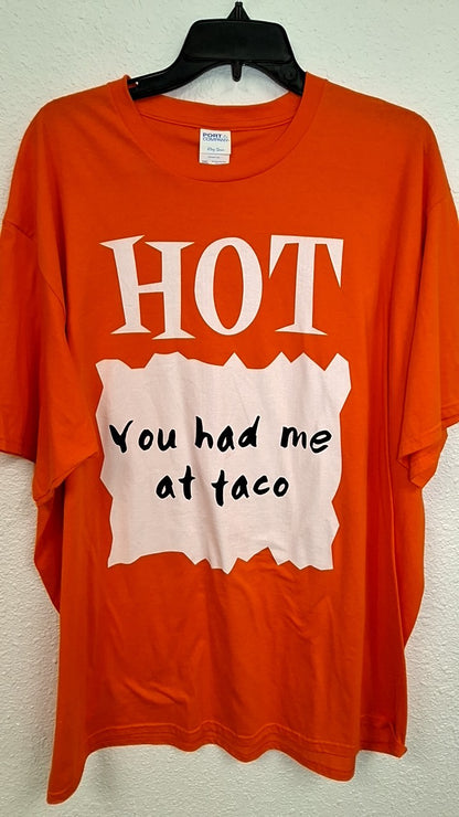 Hot Sauce Packet T-Shirt 3XL Orange