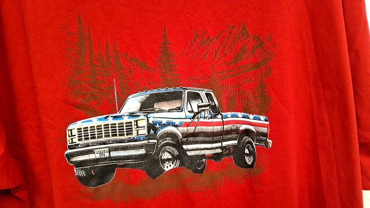 America 1776 T-Shirt 3XL Red