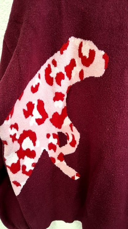 Crown & Ivy Sweater XL Maroon