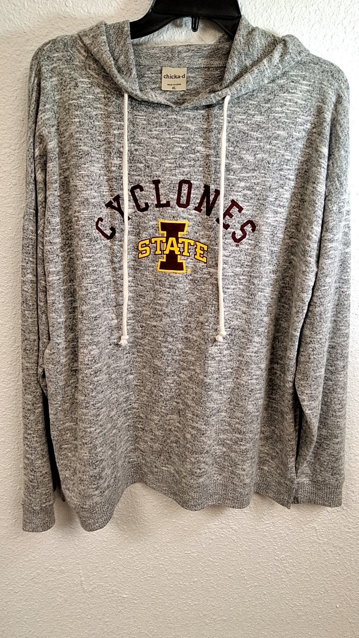 chicka-d Cyclones Hoodie XL Gray
