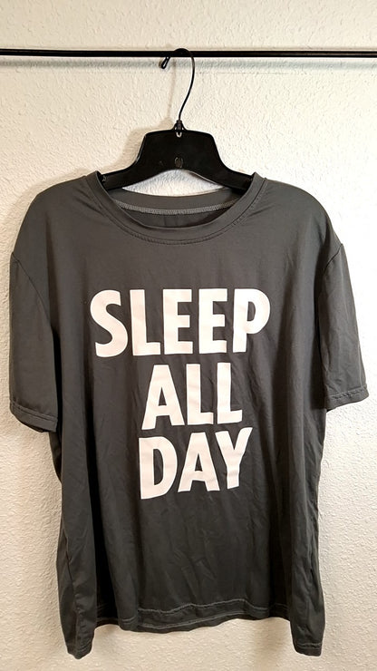 Haute Collections Sleep all day T-Shirt L Gray