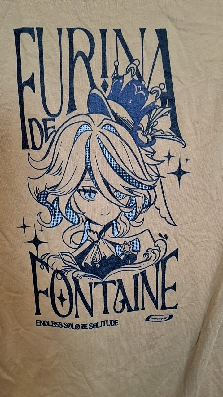 Diabeetus/Furina T-Shirt S Beige