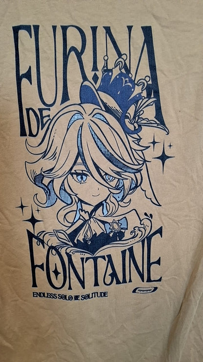 Diabeetus/Furina T-Shirt S Beige