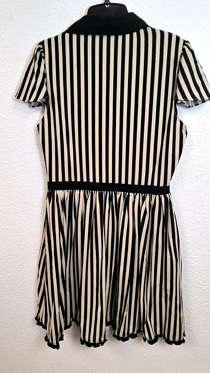 Sourpuss Dress M Black and White