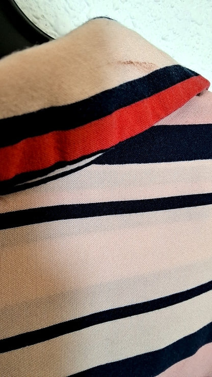 Zac & Rachel Shirt M Beige, Red, Navy Blue, Black