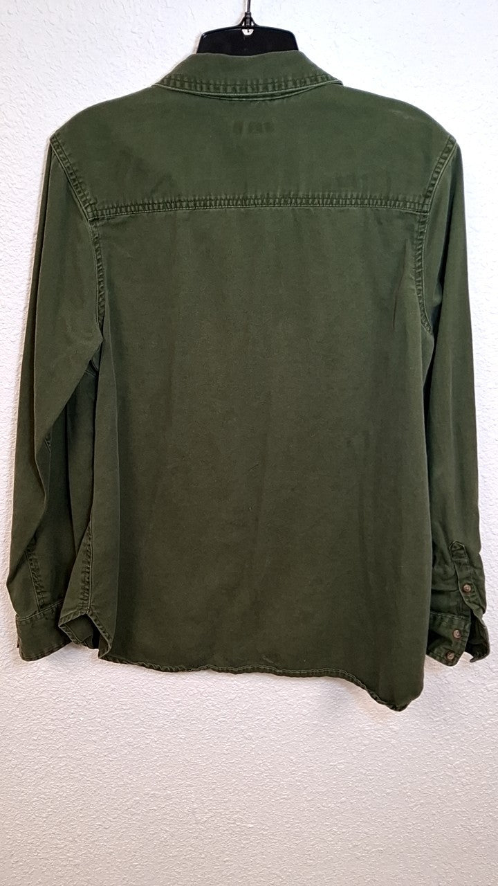 Merona Shirt L Green