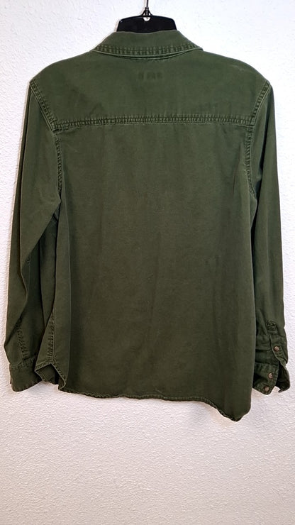 Merona Shirt L Green