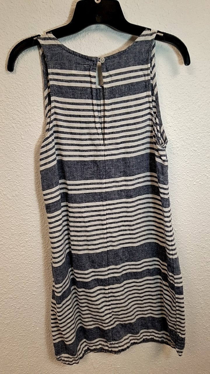 Old Navy Dress M Blue and white