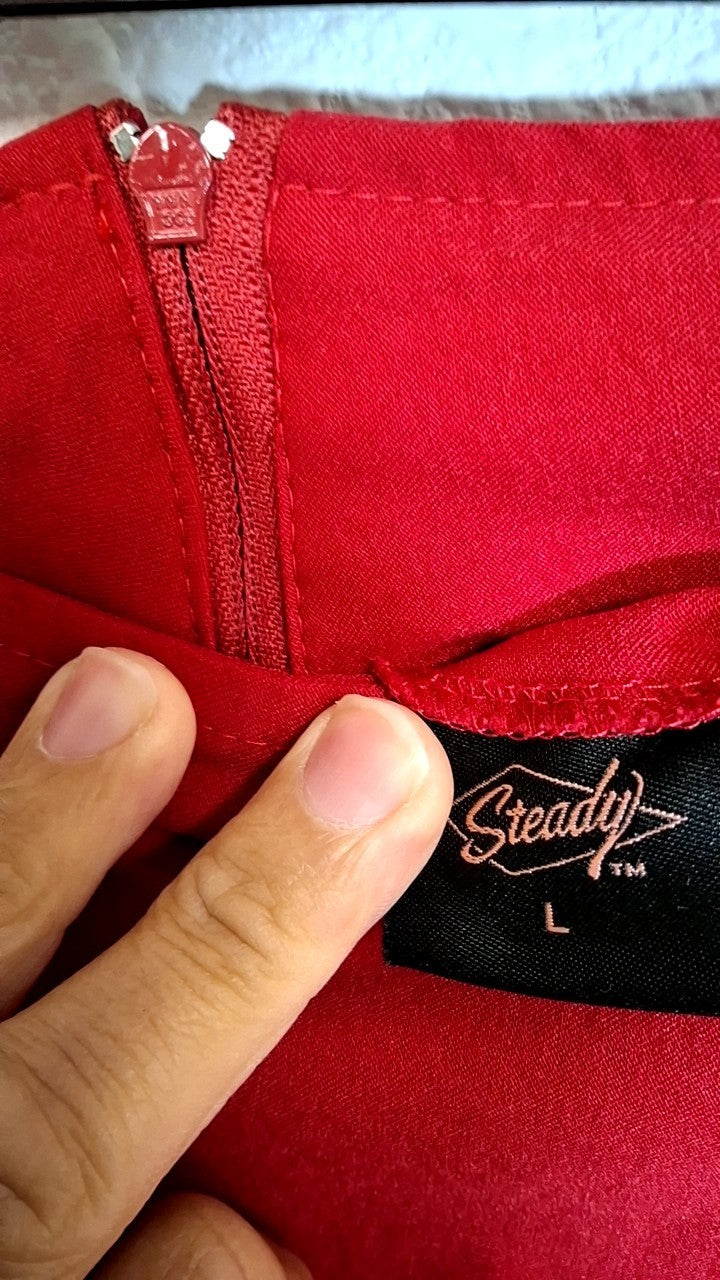 Steady Skirt L Red