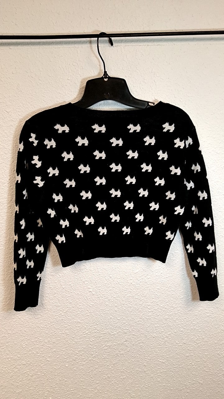 YeMak Sweater M Black and White