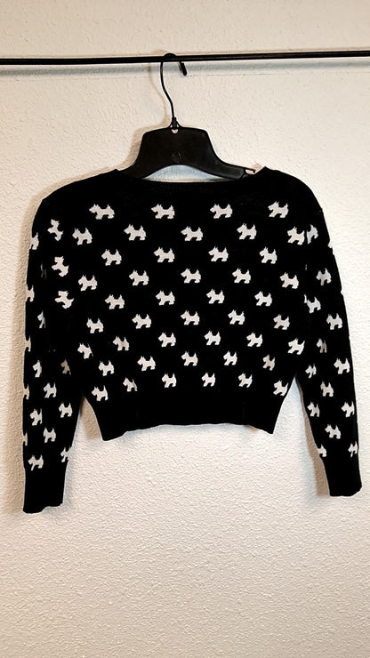 YeMak Sweater M Black and White