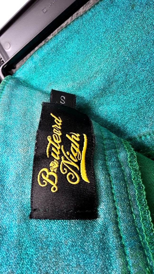 Boulevard Nights Pencil Skirt S Teal