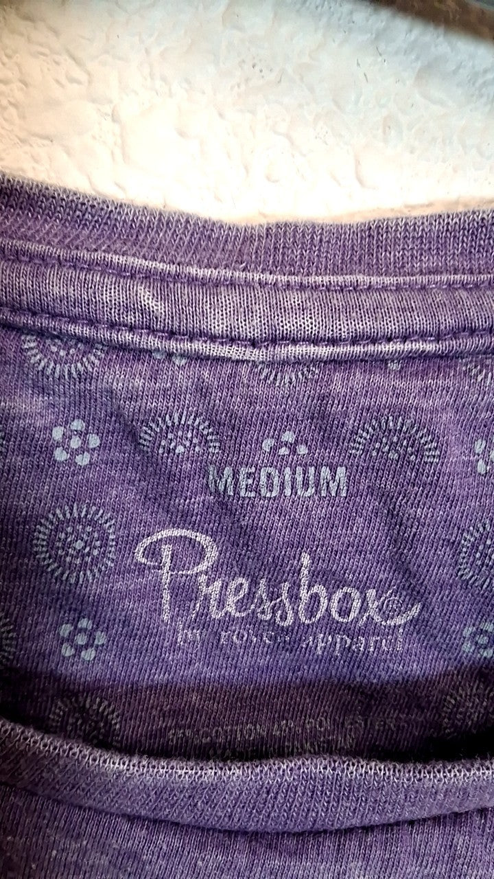 Pressbox LSU T-Shirt M Purple