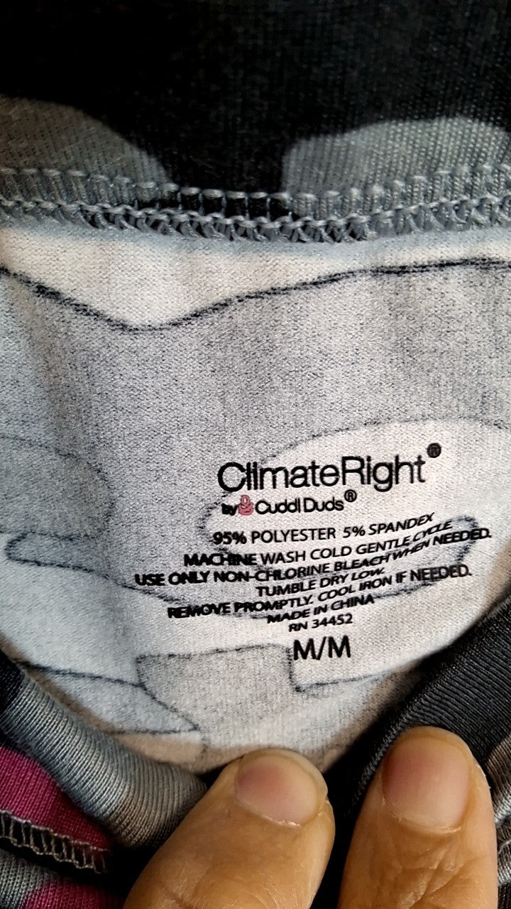 Climate Right Pants M Gray, Black, Pink