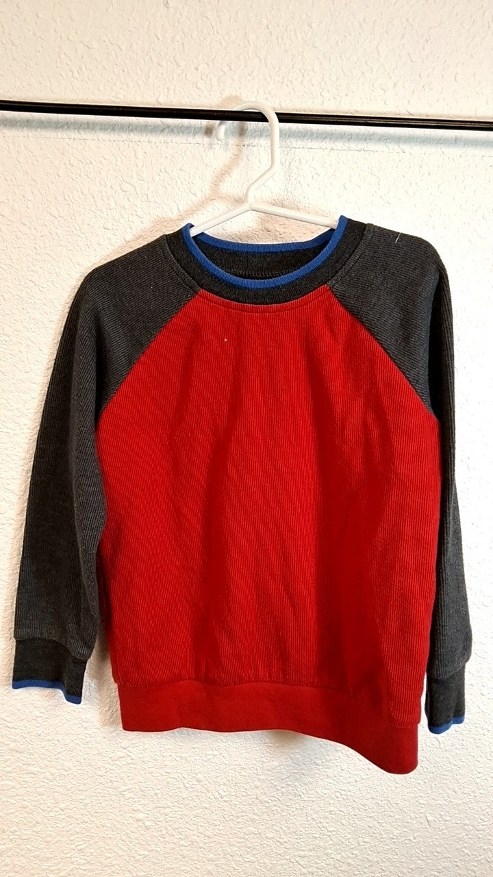 Old Navy Sweater 5T Red and Dark Gray