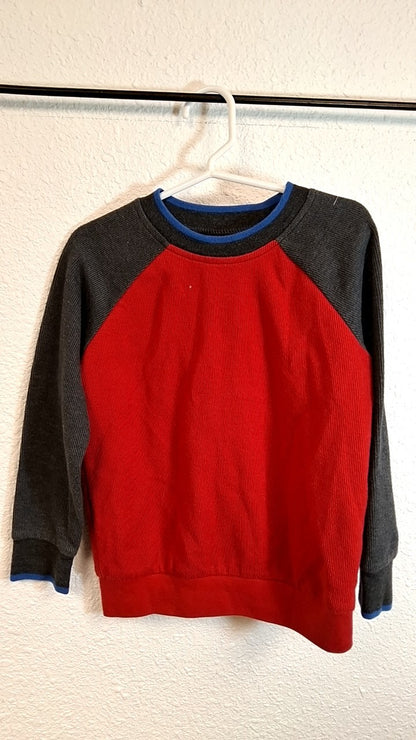 Old Navy Sweater 5T Red and Dark Gray