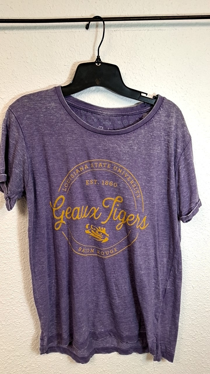 Pressbox LSU T-Shirt M Purple