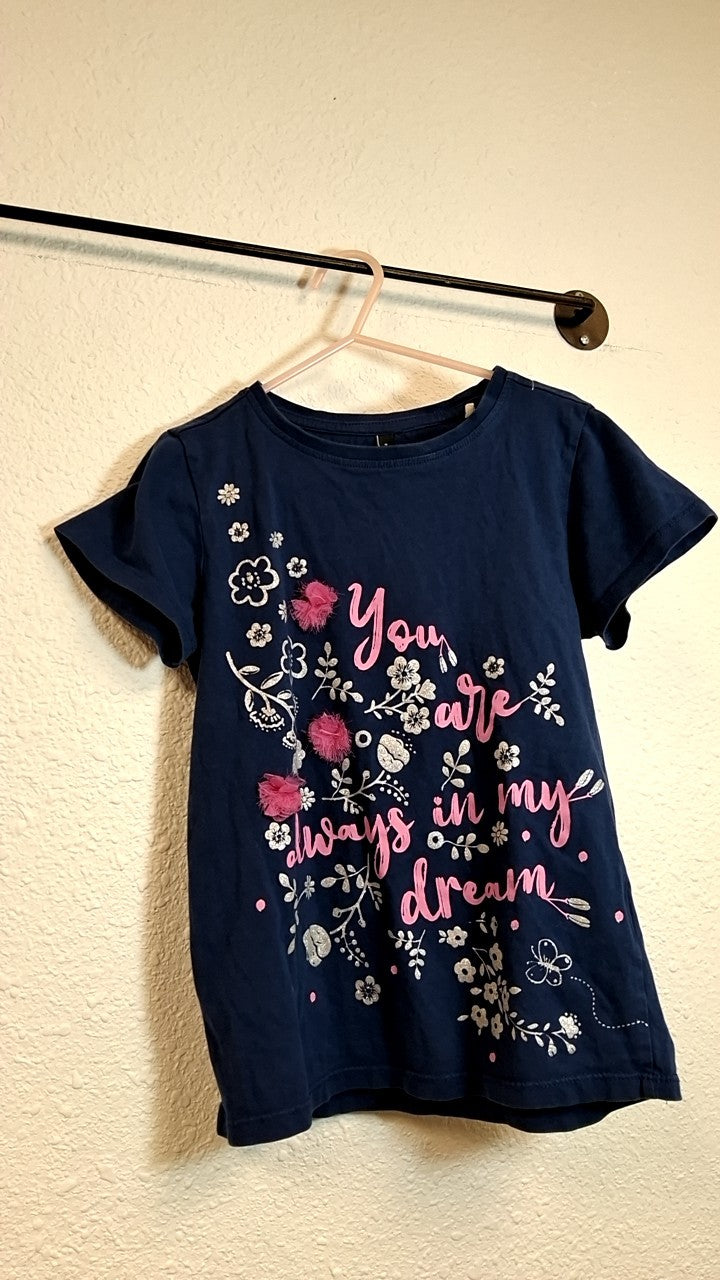 rioGirl T-Shirt 9.10yrs Navy blue