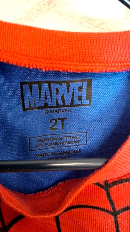 Marvel T-Shirt 2T Red and Blue