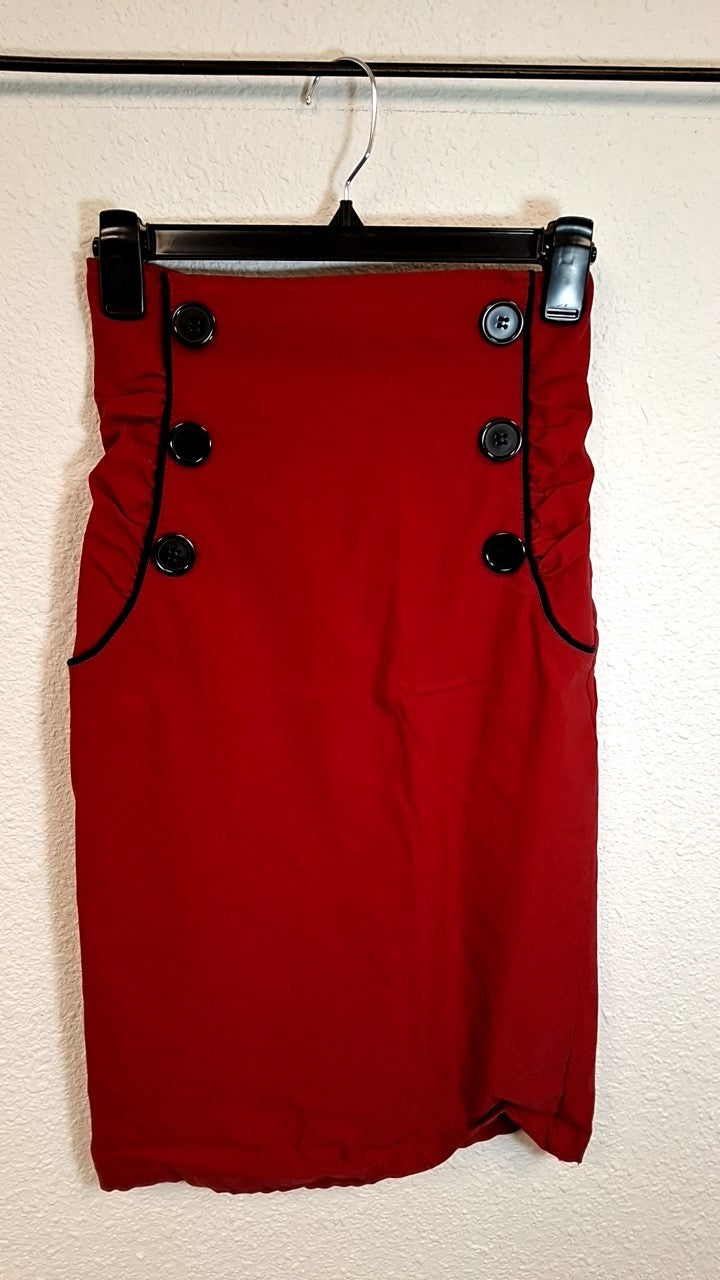 Steady Skirt L Red