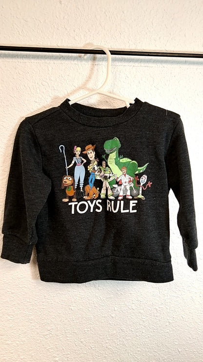Disney/Pixar Sweatshirt 18mo Black
