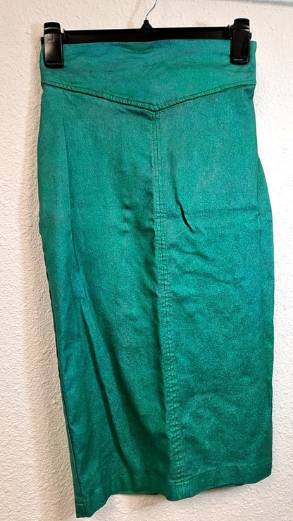Boulevard Nights Pencil Skirt S Teal