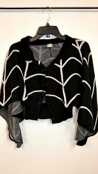 Aino & E Sweater Black and white