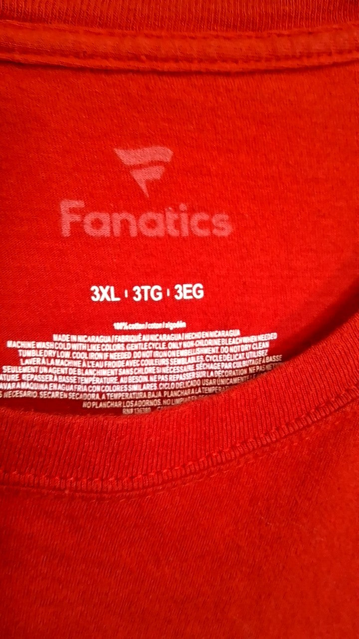 Kansas City Chiefs Fanatics T-Shirt 3XL Red