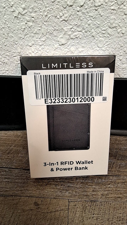 LIMITLESS 3-In-1 RFID Wallet & Power Bank