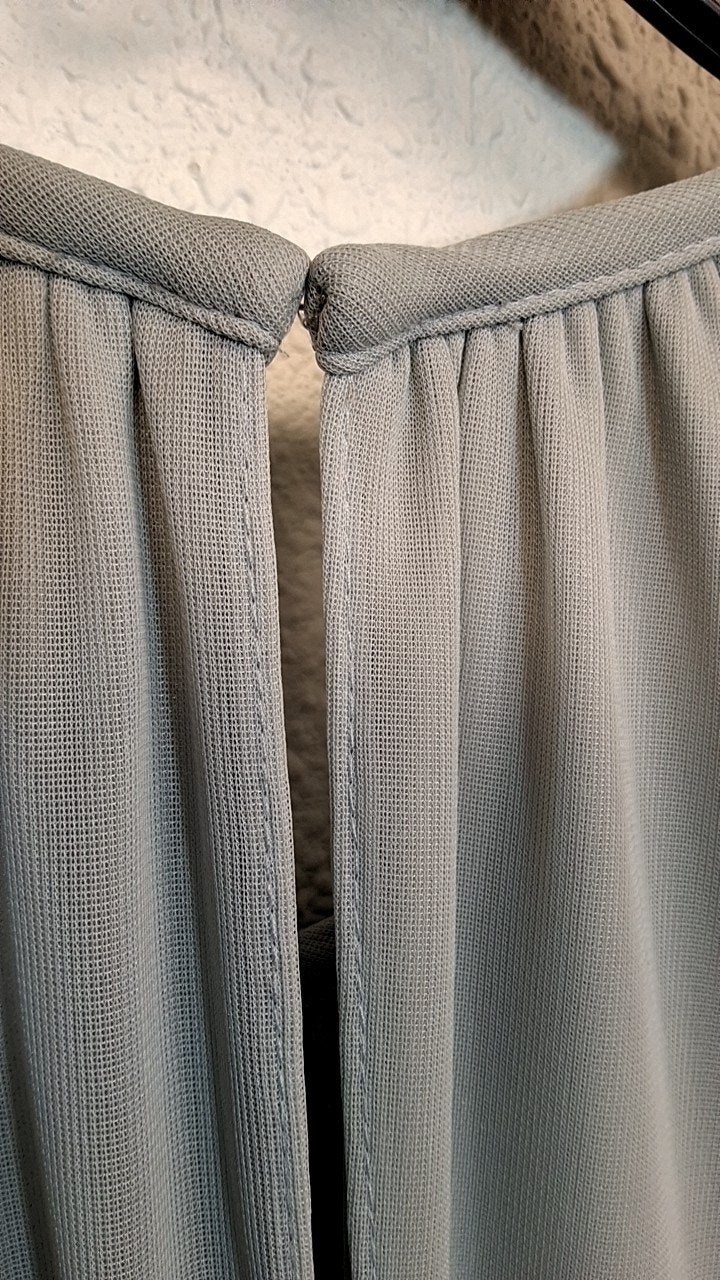 David's Bridal Dress 8 Light Gray