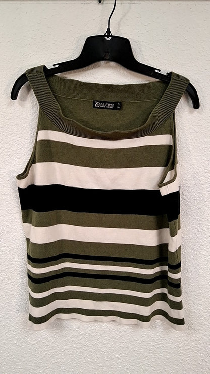 7th AVENUE Tank Top XL Green, White, Black
