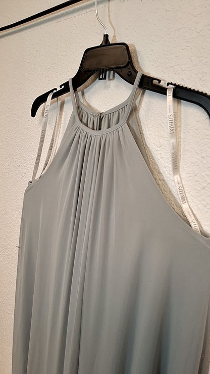 David's Bridal Dress 8 Light Gray