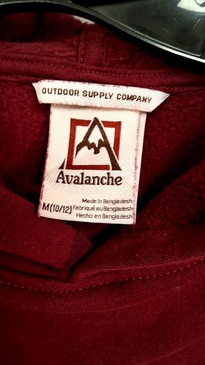 Avalanche Hoodie M(10/12) Red