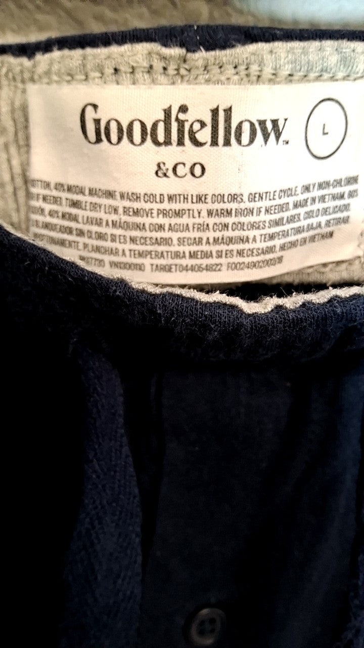 Goodfellow Pajamas L Navy Blue