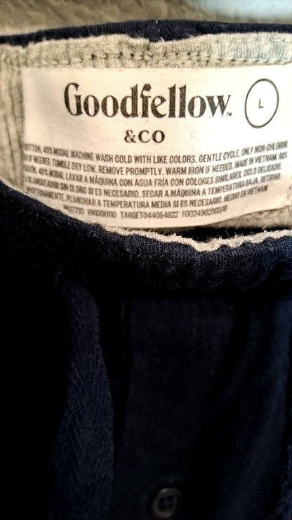 Goodfellow Pajamas L Navy Blue