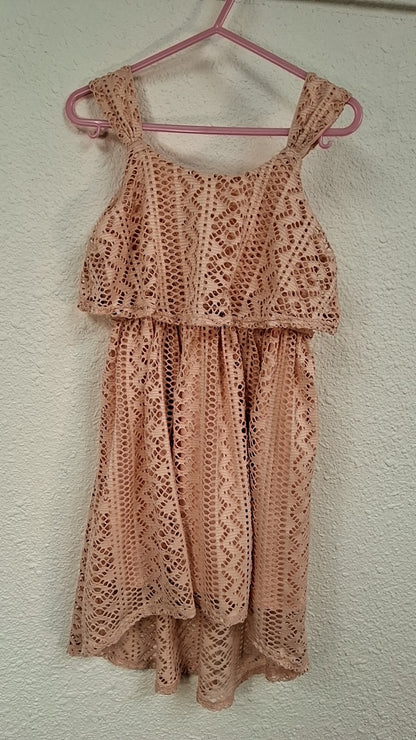 Youngland Kids Dress 5 Peach