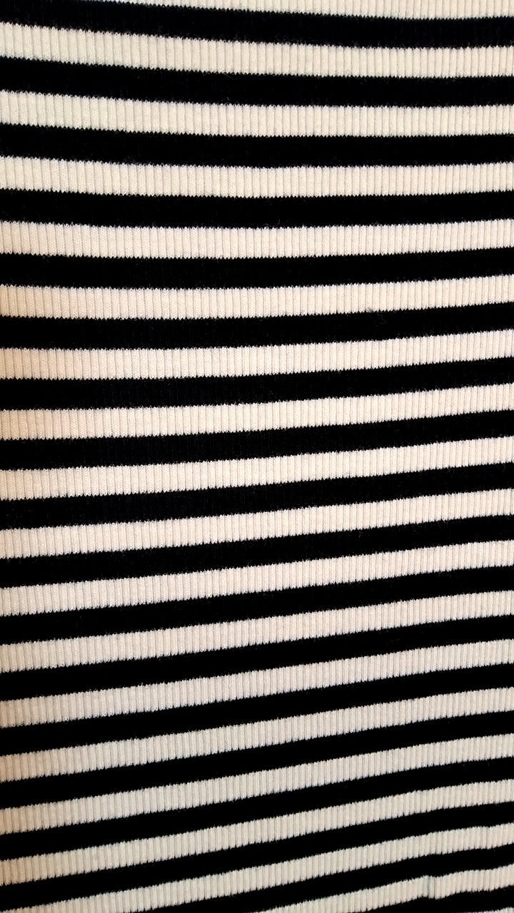 Divided Maxi Dress M Black and White