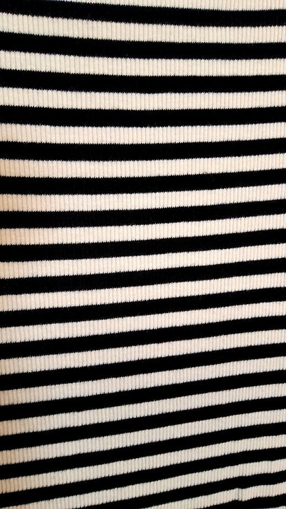 Divided Maxi Dress M Black and White