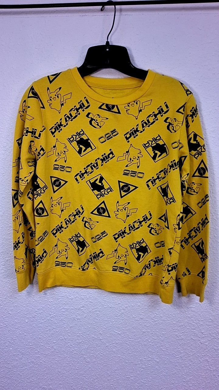 Pokemon Pikachu Kids  Sweatshirt L Yellow